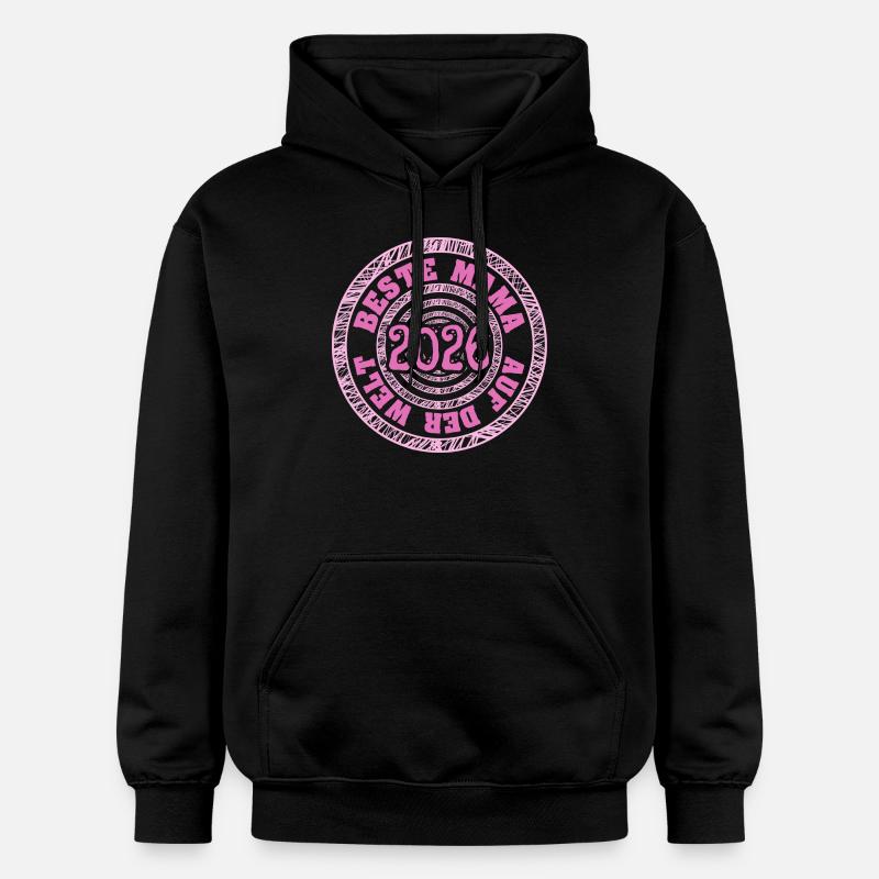 Maman 2026 - Sweat à capuche Softstyle® Gildan Unisexe - noir
