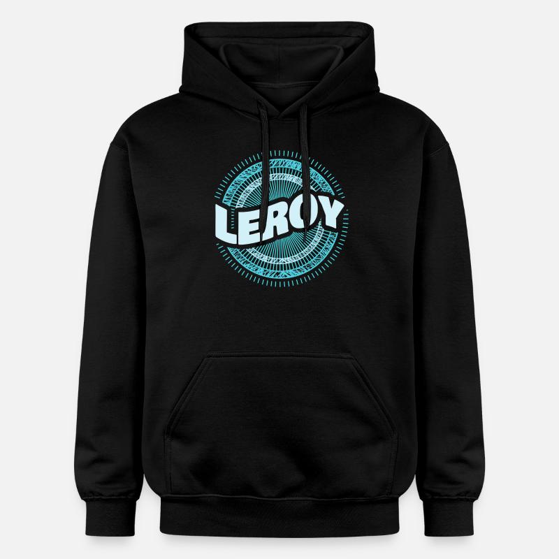 Leroy comme idée cadeau - Sweat à capuche Softstyle® Gildan Unisexe - noir