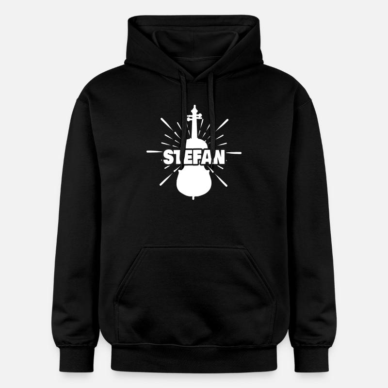 Prénom Stefan - Sweat à capuche Softstyle® Gildan Unisexe - noir