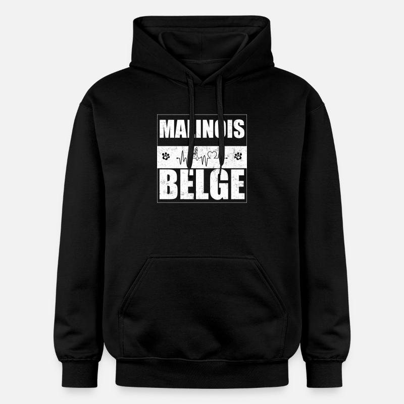 malinois belge Rtero malinois belge - Sweat à capuche Softstyle® Gildan Unisexe - noir