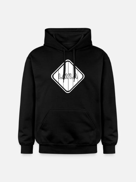 Girl Layla - Gildan Unisex Softstyle® Midweight Hoodie - black