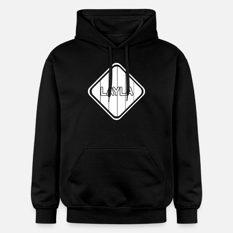 Fille Layla - Sweat à capuche Softstyle® Gildan Unisexe - noir