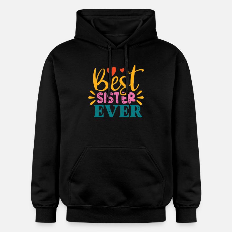 Meilleure soeur - Sweat à capuche Softstyle® Gildan Unisexe - noir