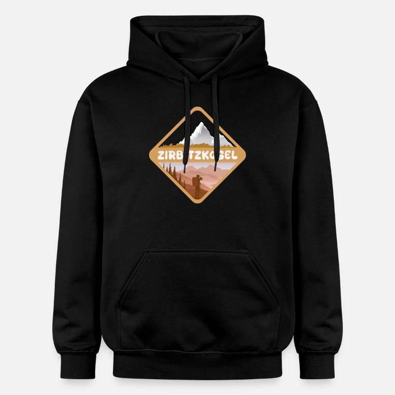 Zirbitzkogel - Sweat à capuche Softstyle® Gildan Unisexe - noir
