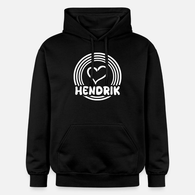 Cadeau pour Hendrik - Sweat à capuche Softstyle® Gildan Unisexe - noir