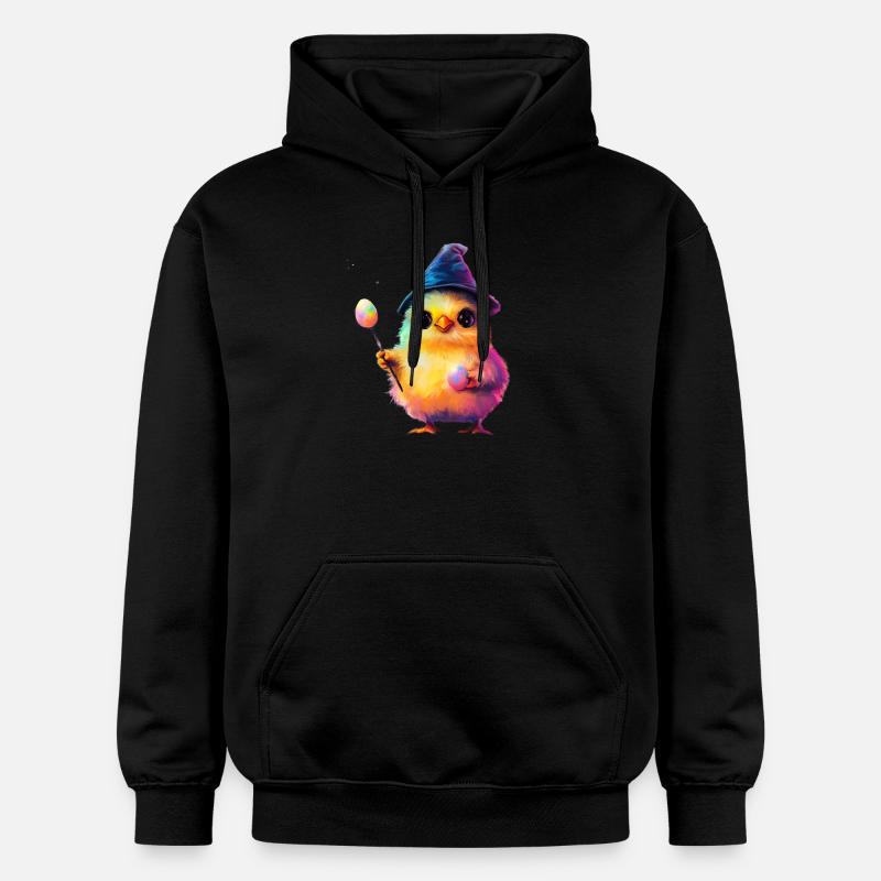 poussin magique - Sweat à capuche Softstyle® Gildan Unisexe - noir
