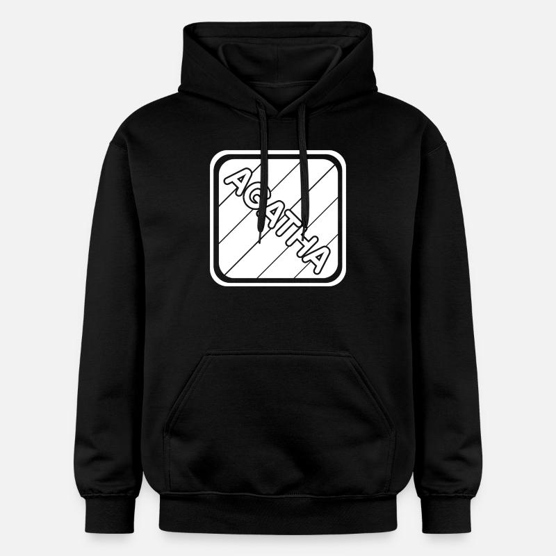 Cadeau pour Agatha - Sweat à capuche Softstyle® Gildan Unisexe - noir