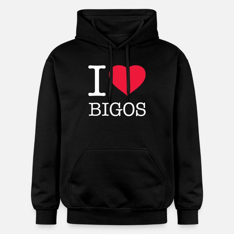 J’AIME BIGOS - Sweat à capuche Softstyle® Gildan Unisexe - noir