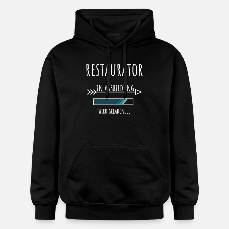 Restaurator Ausbildung Beruf Geschenk - Gildan Unisex Softstyle® Midweight Hoodie - Schwarz