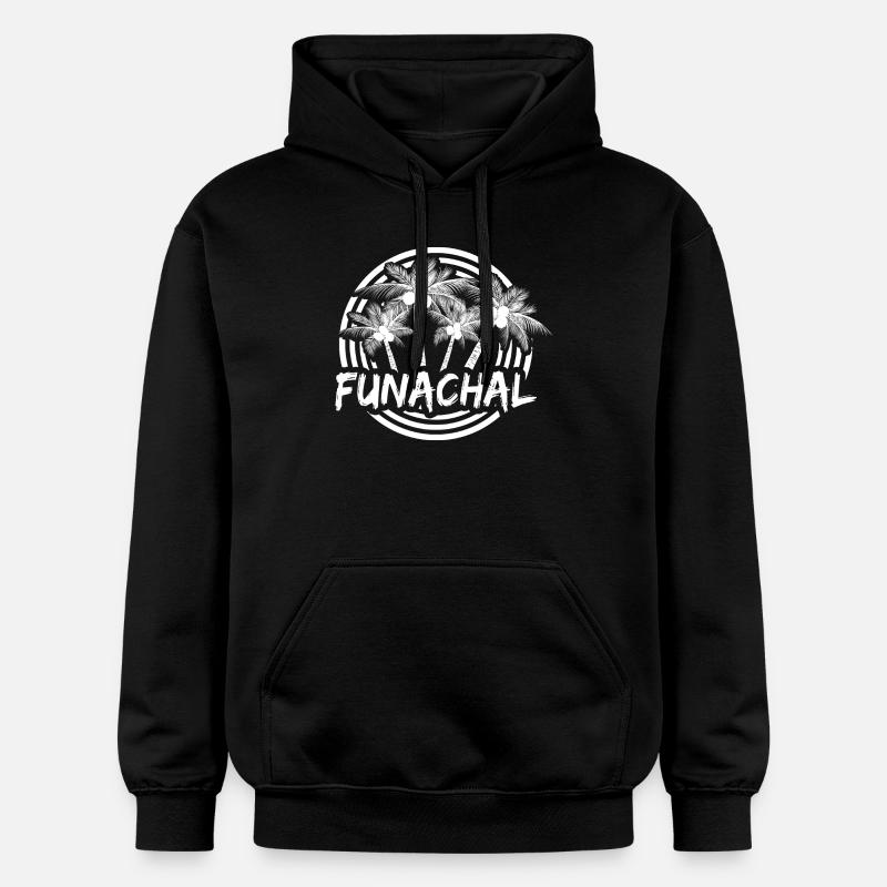 Vacances Funachal - Sweat à capuche Softstyle® Gildan Unisexe - noir