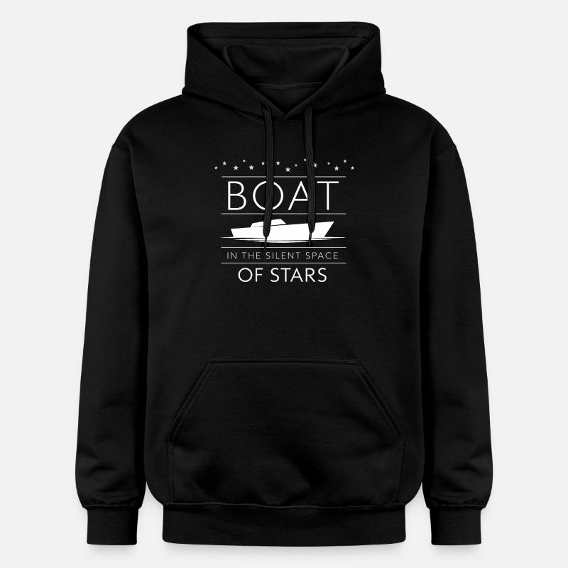 Navigation de nuit avec - Sweat à capuche Softstyle® Gildan Unisexe - noir
