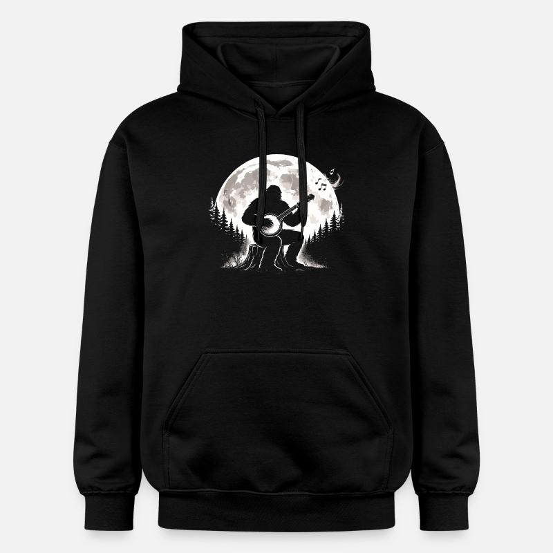 Bigfoot Banjo Moon - Sweat à capuche Softstyle® Gildan Unisexe - noir
