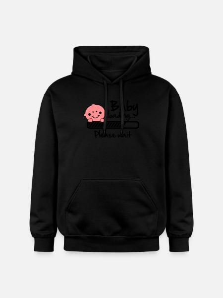 Baby loading - please wait - Gildan Unisex Softstyle® Midweight Hoodie - black