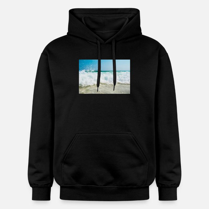 mer - Sweat à capuche Softstyle® Gildan Unisexe - noir