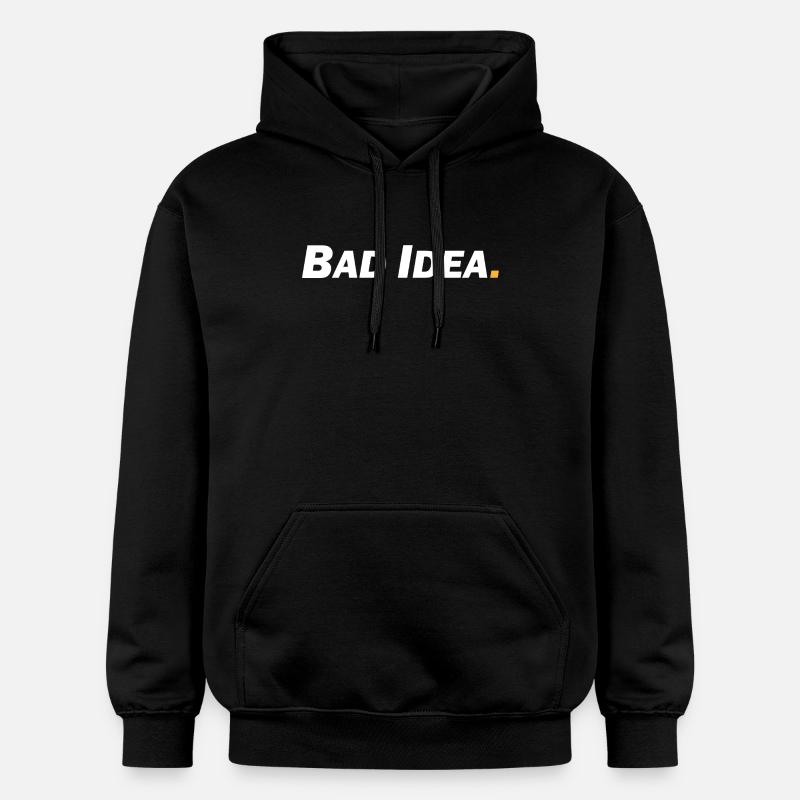 Mauvaise idée - Sweat à capuche Softstyle® Gildan Unisexe - noir