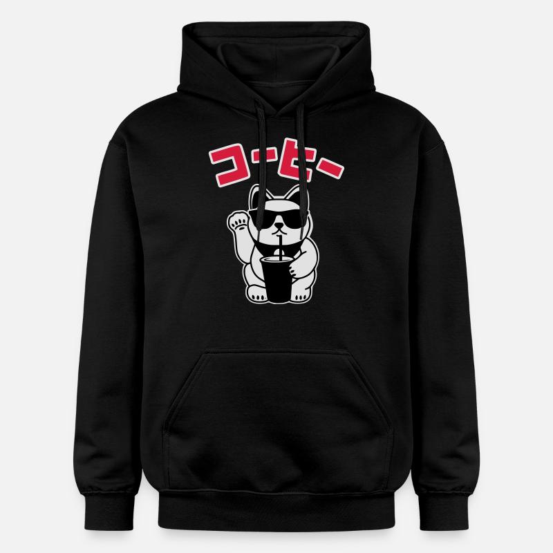 cafe - Sweat à capuche Softstyle® Gildan Unisexe - noir