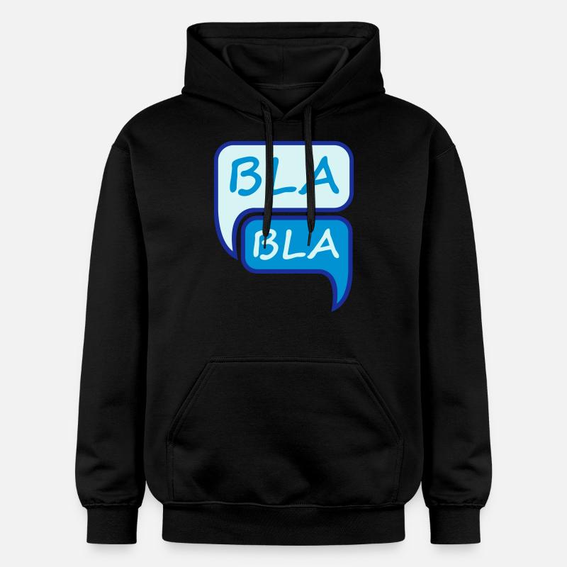 Bla Bla Design - Sweat à capuche Softstyle® Gildan Unisexe - noir