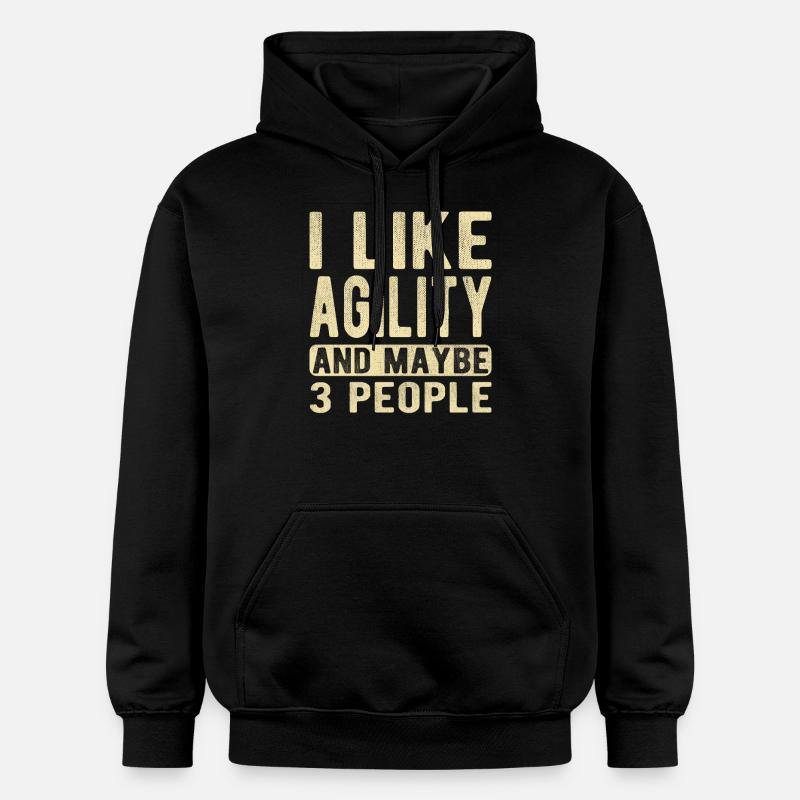 Dicton d’agilité - Sweat à capuche Softstyle® Gildan Unisexe - noir