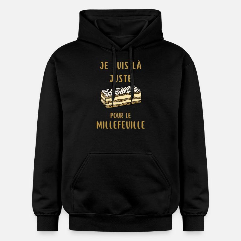 MILLEFEUILLE - Sweat à capuche Softstyle® Gildan Unisexe - noir