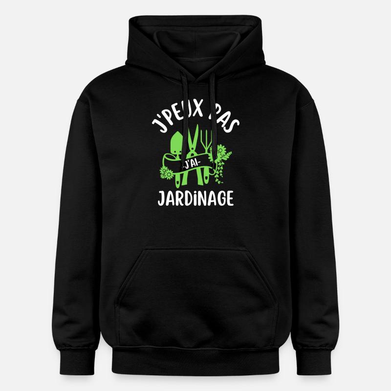 Arrosages jardin - Sweat à capuche Softstyle® Gildan Unisexe - noir