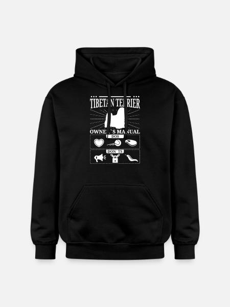 Tibet-Terrier Besitzer Geschenk - Gildan Unisex Softstyle® Midweight Hoodie - Schwarz