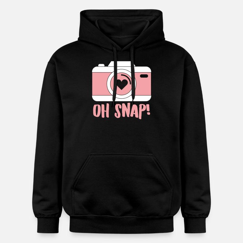 Photographe - Caméra - Présent - Photographier - Sweat à capuche Softstyle® Gildan Unisexe - noir