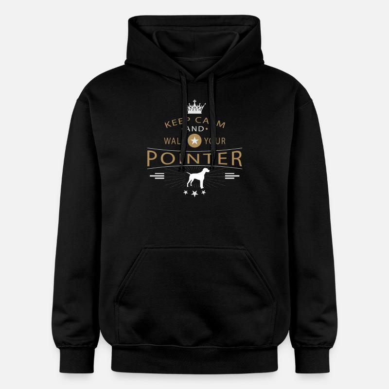 Pointer anglais Shirt - Sweat à capuche Softstyle® Gildan Unisexe - noir