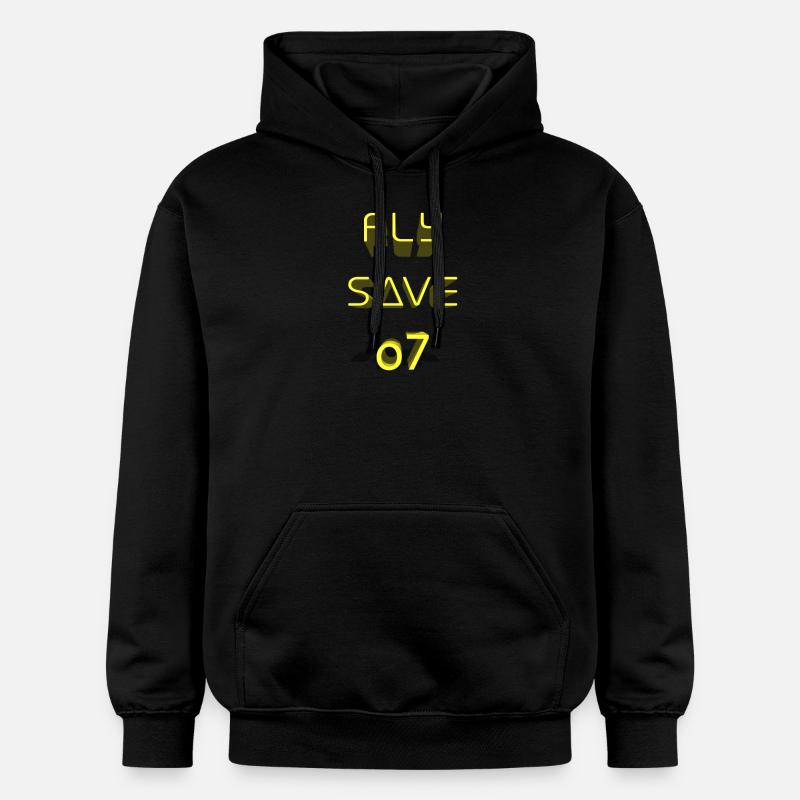 Fly Save 3D - Sweat à capuche Softstyle® Gildan Unisexe - noir