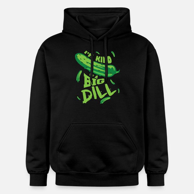 concombre drôle - Sweat à capuche Softstyle® Gildan Unisexe - noir