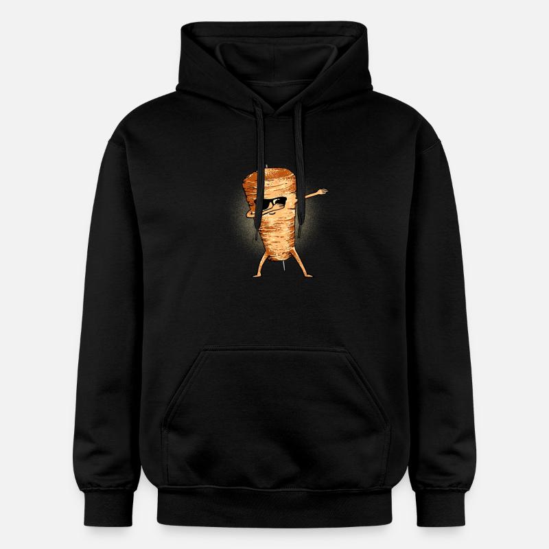 Dabbender brochette de kebab Dab - Sweat à capuche Softstyle® Gildan Unisexe - noir