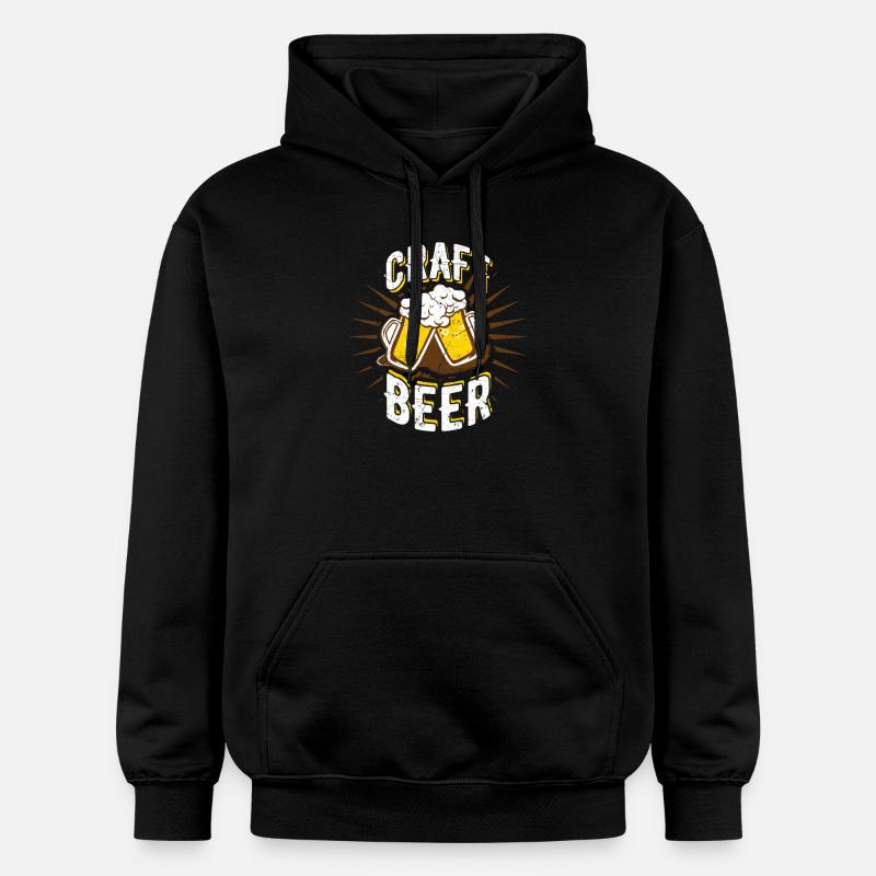 Bière artisanale - bière artisanale - Sweat à capuche Softstyle® Gildan Unisexe - noir