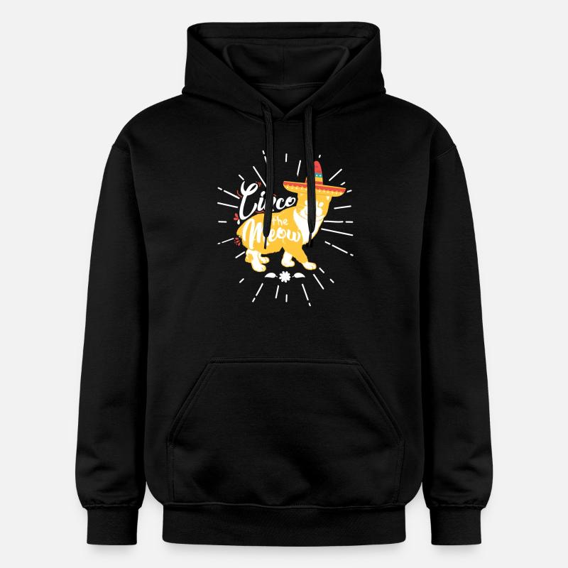 Cinco le Miaou - Sweat à capuche Softstyle® Gildan Unisexe - noir