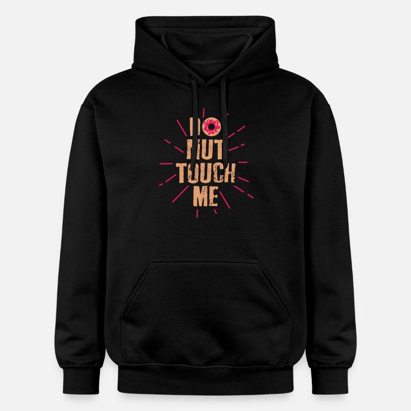 Ne me touche pas - Sweat à capuche Softstyle® Gildan Unisexe - noir