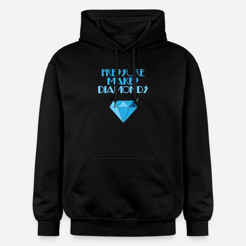 Diamants - Diamants - Diamant - Imprimer - Sweat à capuche Softstyle® Gildan Unisexe - noir