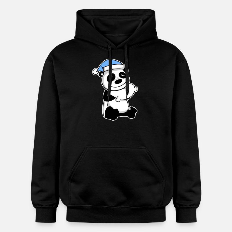 Panda Bébé - Sweat à capuche Softstyle® Gildan Unisexe - noir