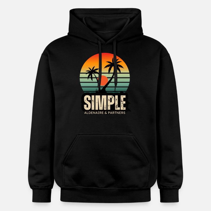 Coucher de soleil 4 - Sweat à capuche Softstyle® Gildan Unisexe - noir