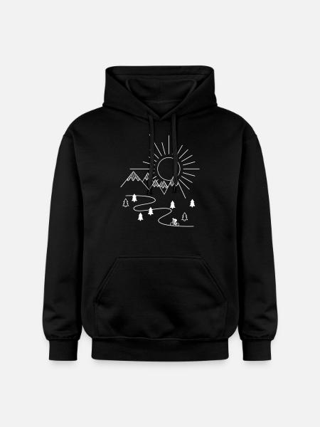 Radsport - Gildan Unisex Softstyle® Midweight Hoodie - Schwarz