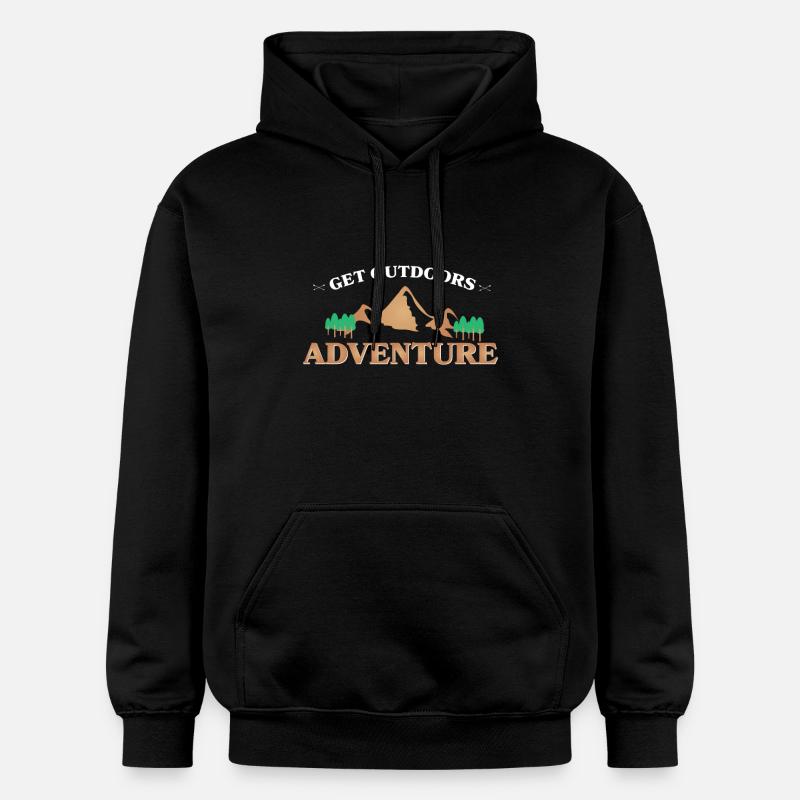 Vacances voyage - Sweat à capuche Softstyle® Gildan Unisexe - noir
