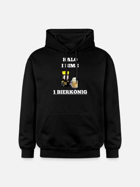 Bierkoenig - Gildan Unisex Softstyle® Midweight Hoodie - Schwarz