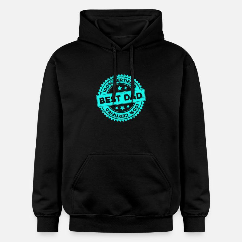 Meilleur papa - Sweat à capuche Softstyle® Gildan Unisexe - noir