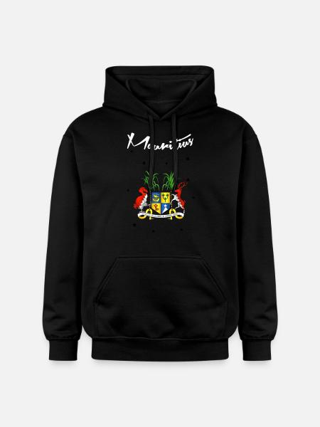 Mauritius - Gildan Unisex Softstyle® Midweight Hoodie - Schwarz