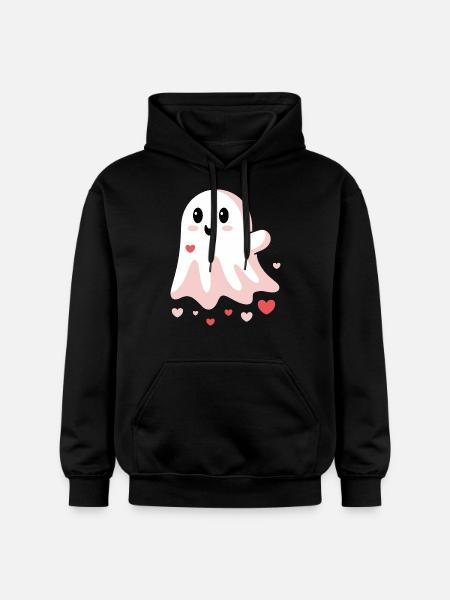 Mignon Amour Fantôme - Sweat à capuche Softstyle® Gildan Unisexe - noir