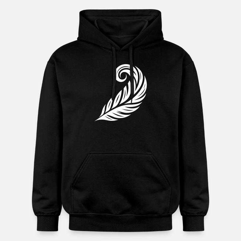 Stylo à encre incurvé - Sweat à capuche Softstyle® Gildan Unisexe - noir