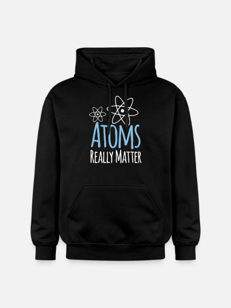 Physics Atoms Really Matter - Gildan Unisex Softstyle® Midweight Hoodie - black