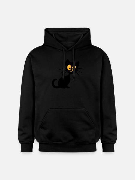Kätzchen - Gildan Unisex Softstyle® Midweight Hoodie - Schwarz