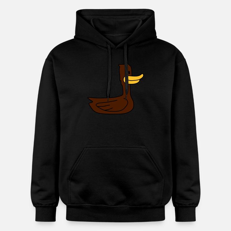 Funny Duck - Sweat à capuche Softstyle® Gildan Unisexe - noir