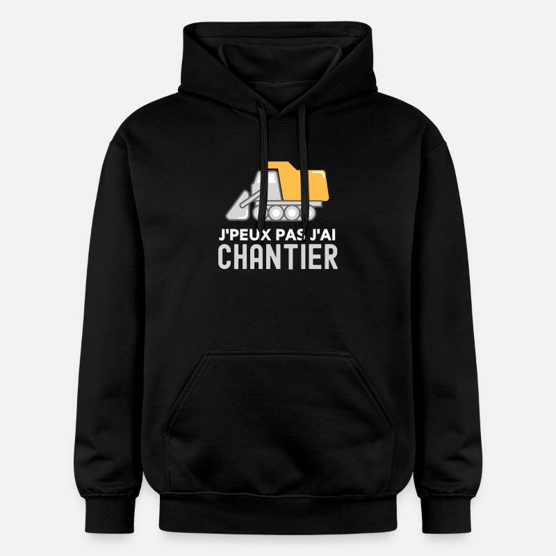Chantier - Sweat à capuche Softstyle® Gildan Unisexe - noir