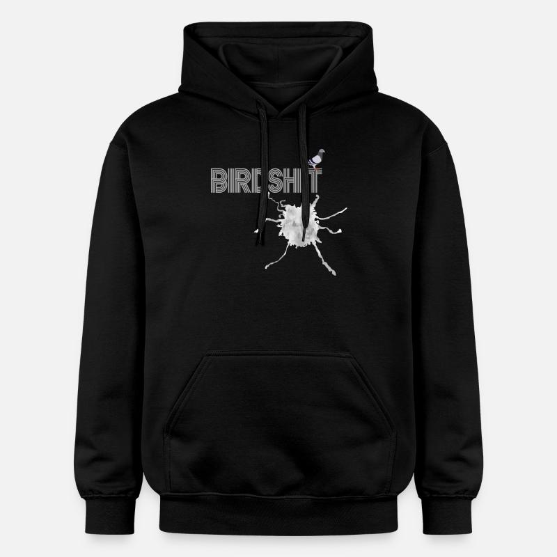 BIRDSHIT - TSHIRT - Sweat à capuche Softstyle® Gildan Unisexe - noir
