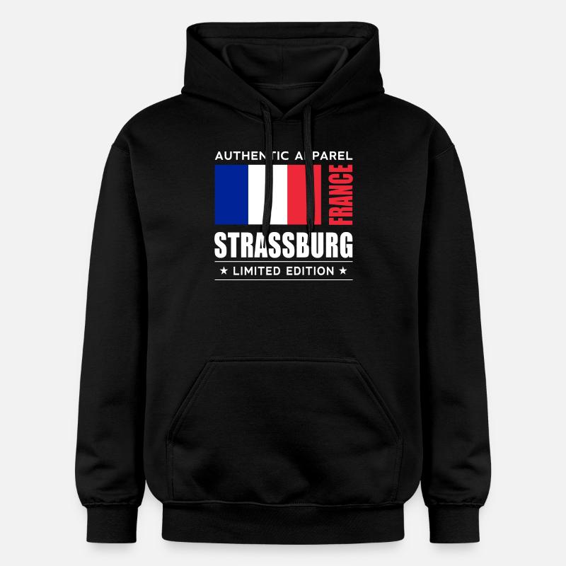 Strasbourg - Sweat à capuche Softstyle® Gildan Unisexe - noir