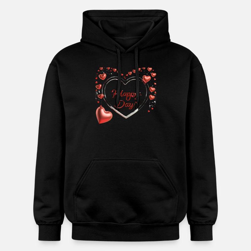 VALENTEN 2025 - Sweat à capuche Softstyle® Gildan Unisexe - noir